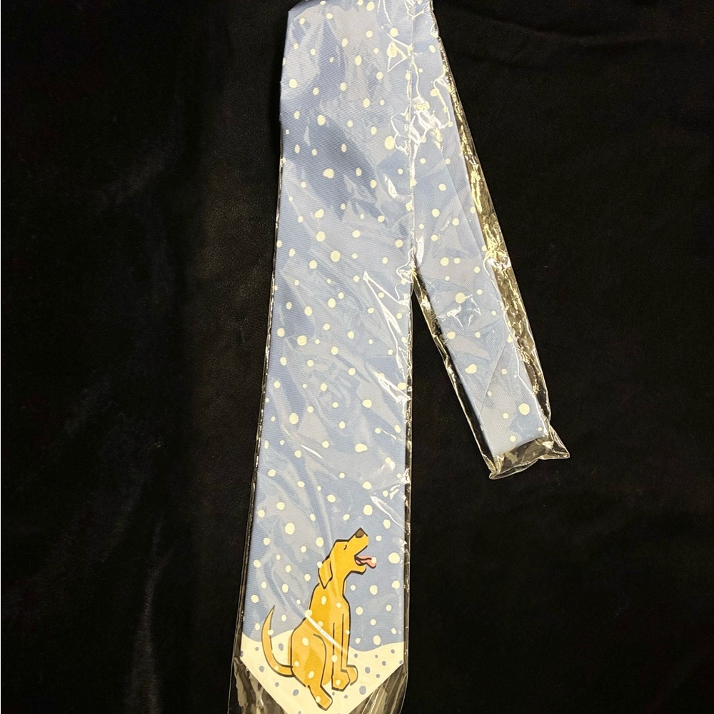 Art Institute Of Chicago Sher Schier Dog In Snow Tie